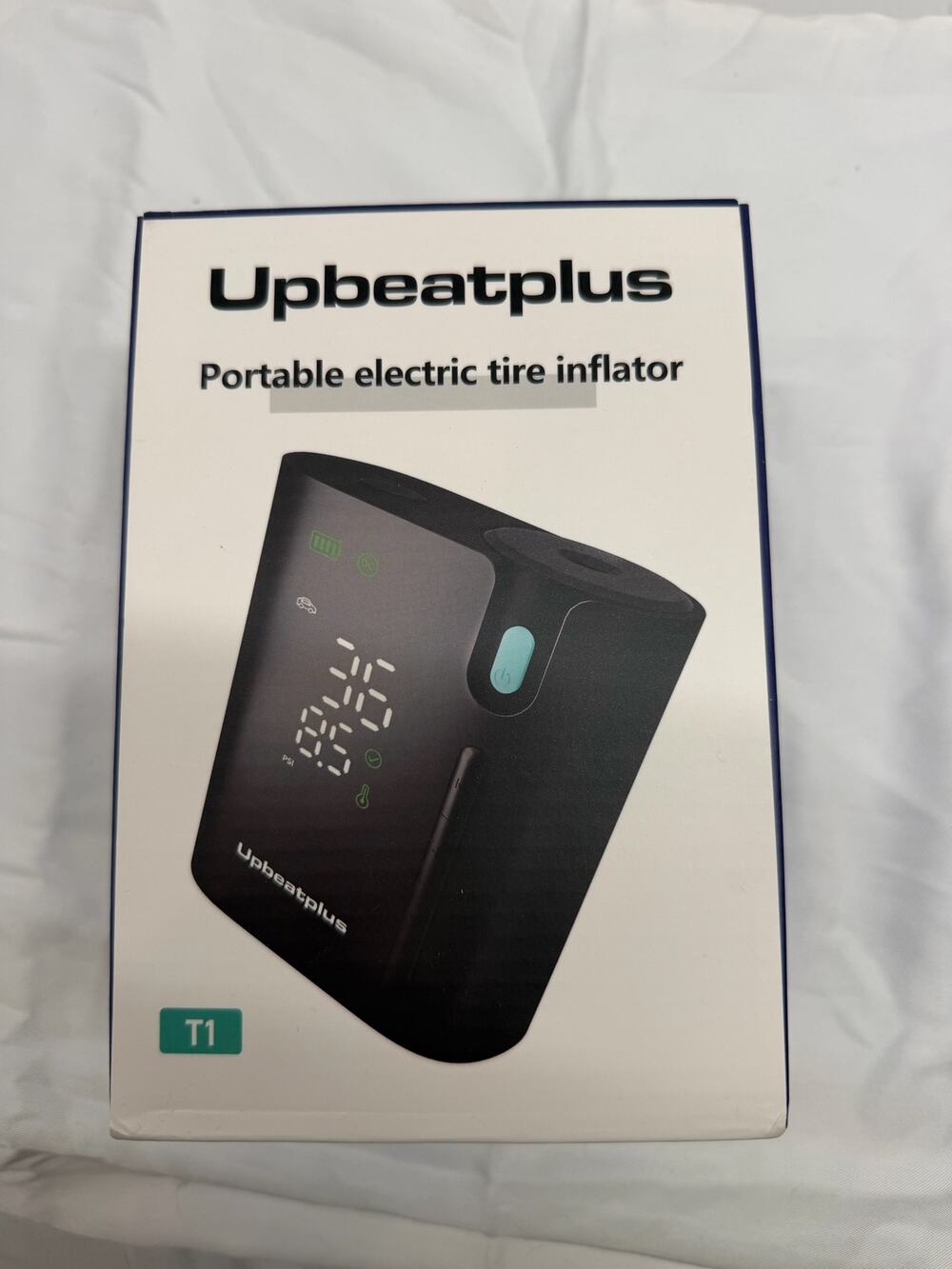 Portable Electric Tire Inflator – Recharge Air Pump – Digital – Car/Bike/Outdoor